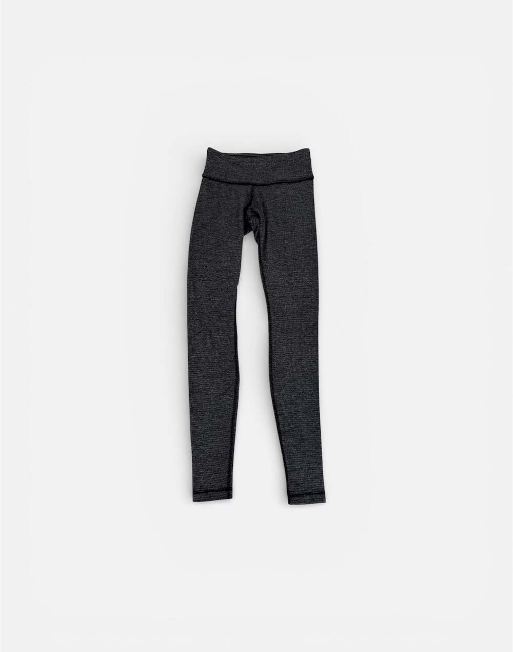 Lululemon Wunder Under High-Rise Tight 28" in Heathered Herringbone Black Grey S
